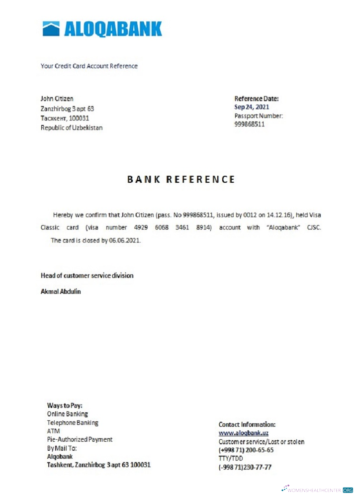 Download Uzbekistan Aloqabank closure reference Photoshop template